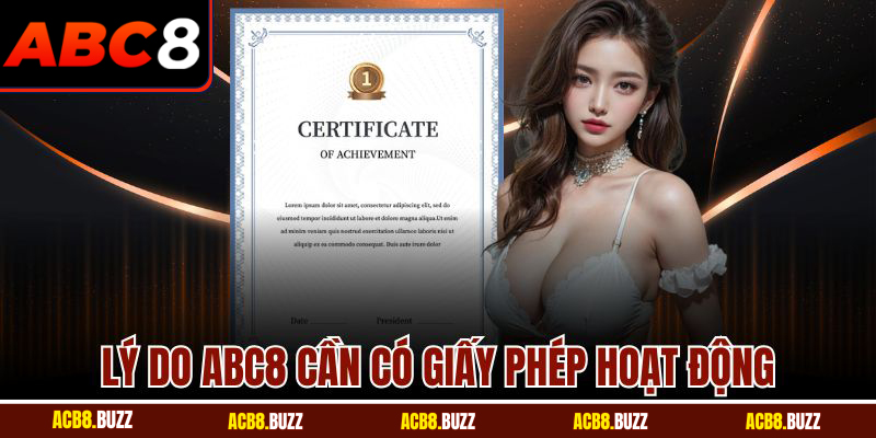 Lý do ABC8 cần có giấy phép hoạt động