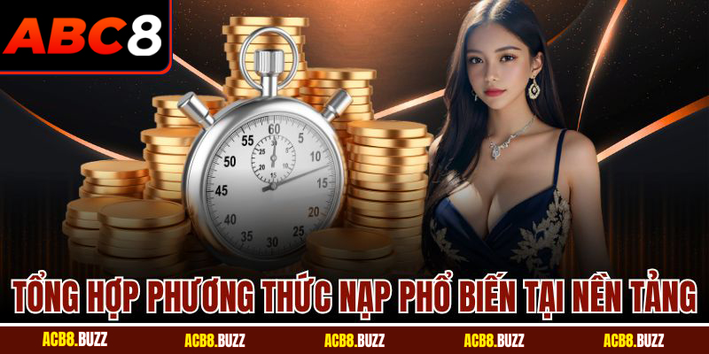 Tổng hợp phương thức nạp phổ biến tại nền tảng